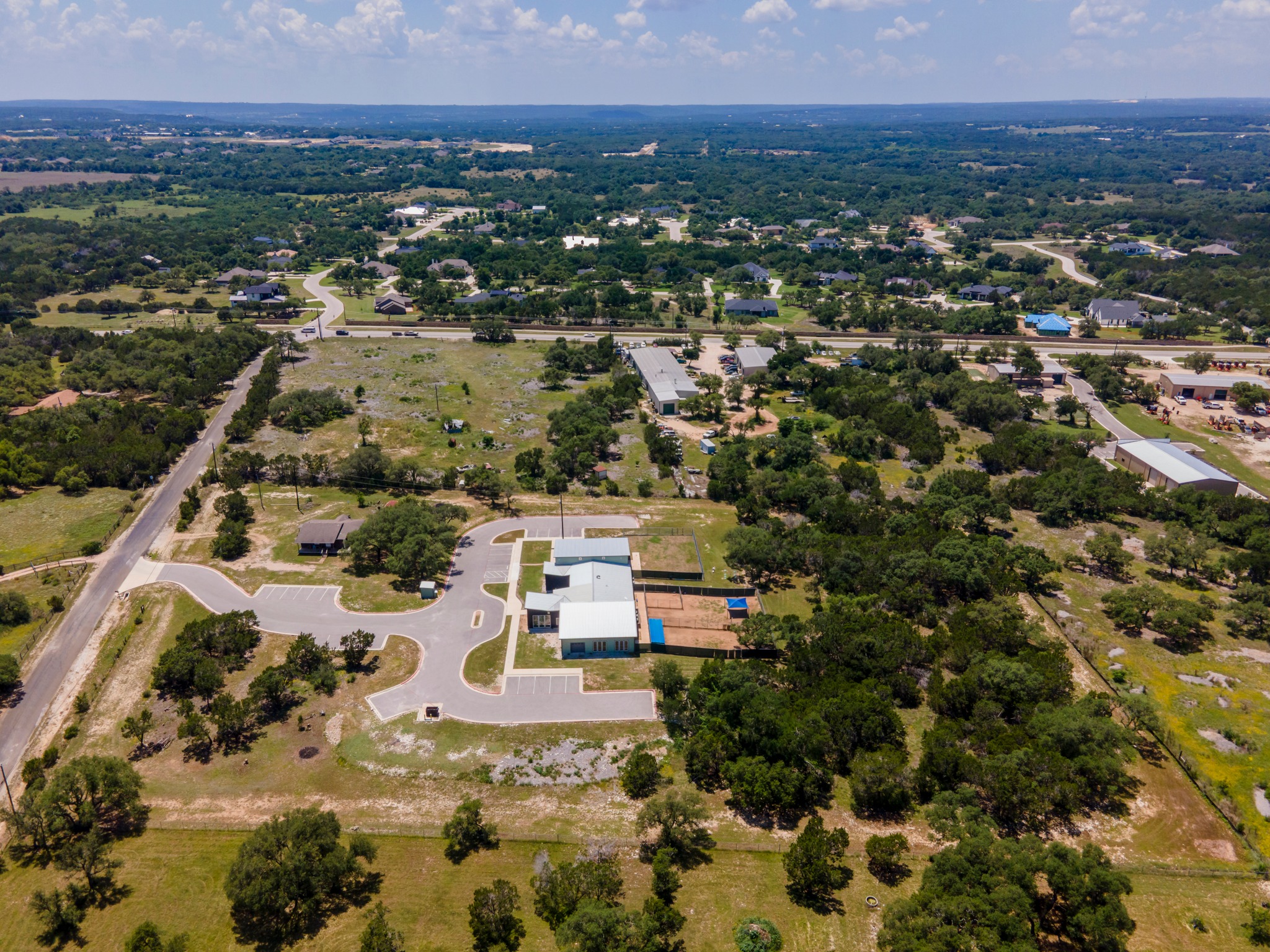 Aerial — North View