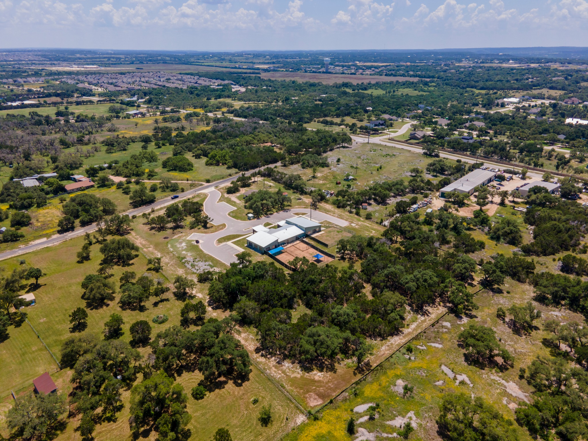 Aerial — East View